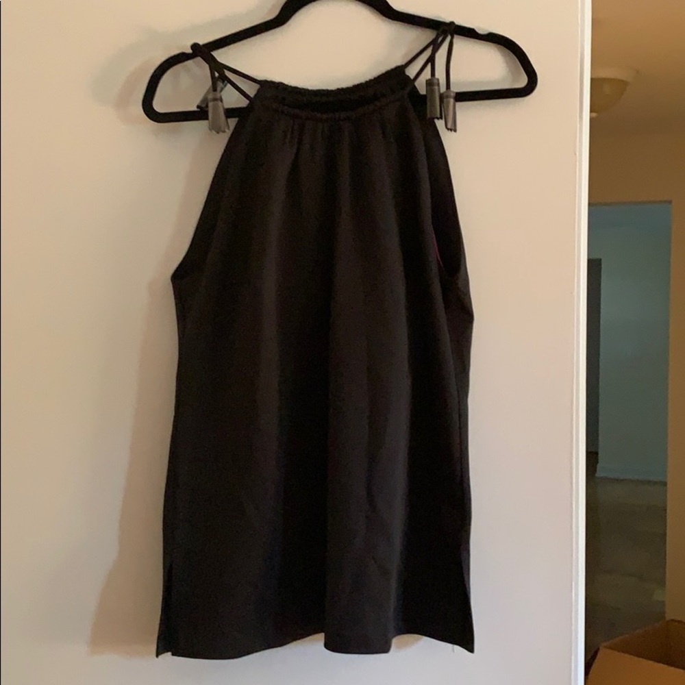 Gretchen Scott Sexy Black Halter Top